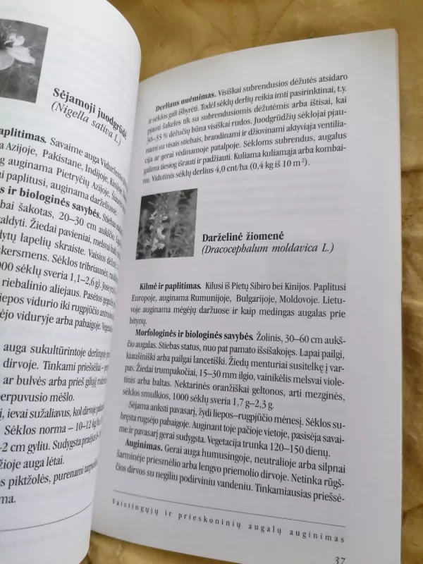 Vaistinguju ir prieskoniniu augalu auginimas - Bronė Pugžlienė, knyga 5