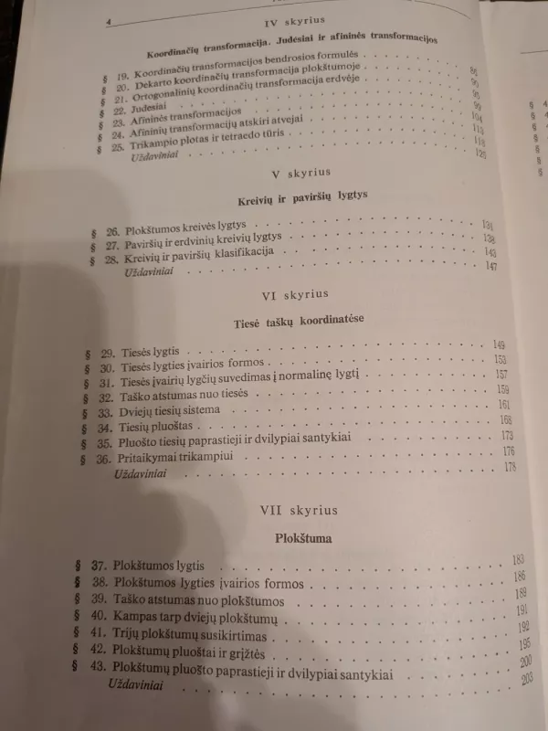 Analizinė Geometrija - P. Katilius, knyga 5