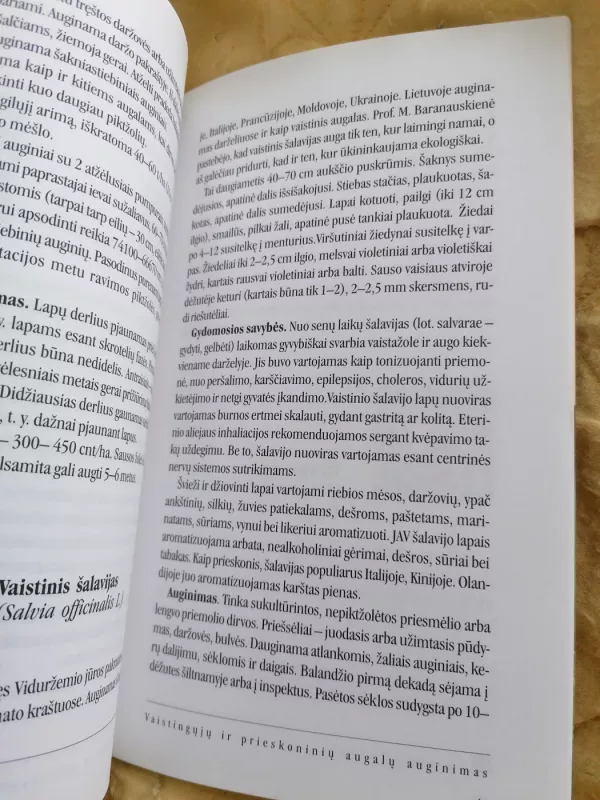 Vaistinguju ir prieskoniniu augalu auginimas - Bronė Pugžlienė, knyga 4
