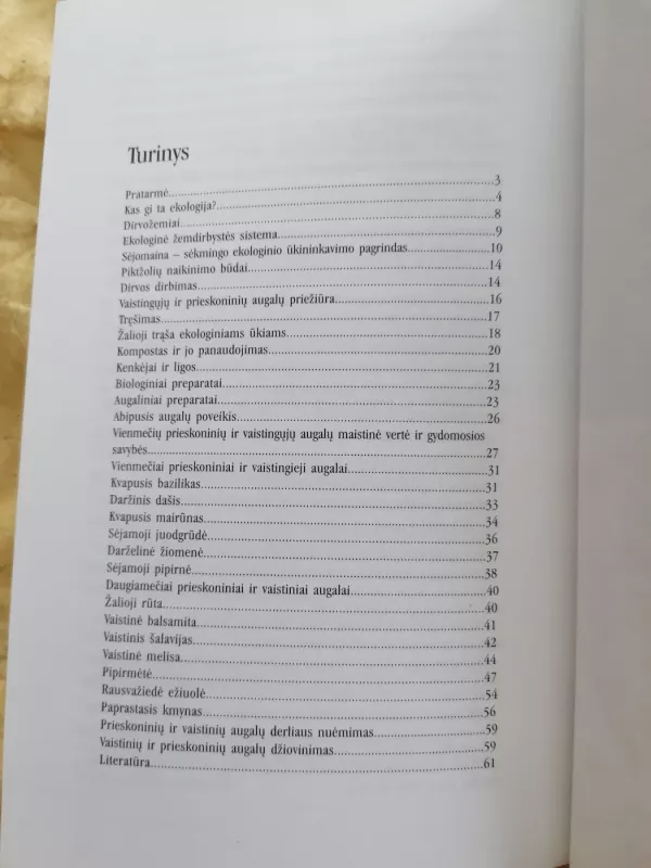 Vaistinguju ir prieskoniniu augalu auginimas - Bronė Pugžlienė, knyga 6