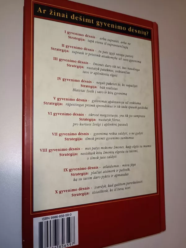 Gyvenimo strategija: darykite, kas sekasi, darykite, kas svarbu - Phillip McGraw, knyga 3