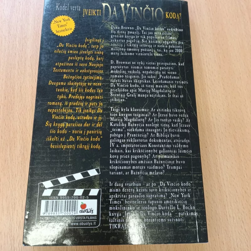 Įveikti Da Vinčio kodą - Darrell L. Block, knyga 3