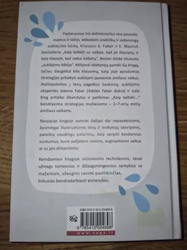 kaip kalbėti su mažais vaikais,kad jie klausytų - Faber Joanna, King Julie, knyga 3
