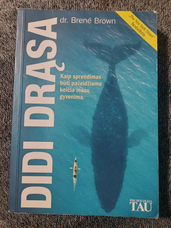 Didi drąsa. Kaip sprendimas būti pažeidžiamu keičia mūsų gyvenimą - Brene Brown, knyga 2