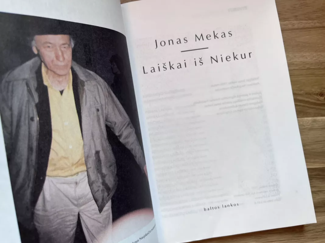 Laiškai iš Niekur - Jonas Mekas, knyga 4