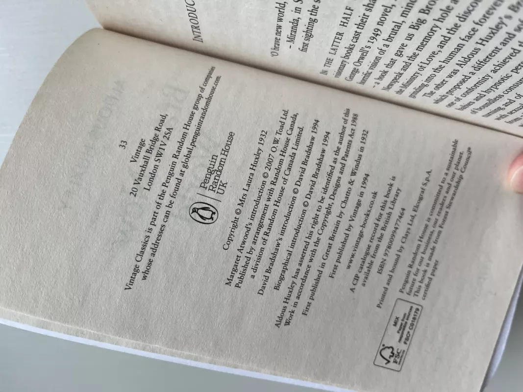 Brave New World - Aldous Huxley, knyga 5