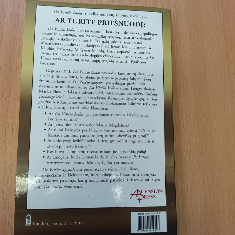 Da Vinčio apgaulė - Mark Shea, Edward  Sri, knyga 3