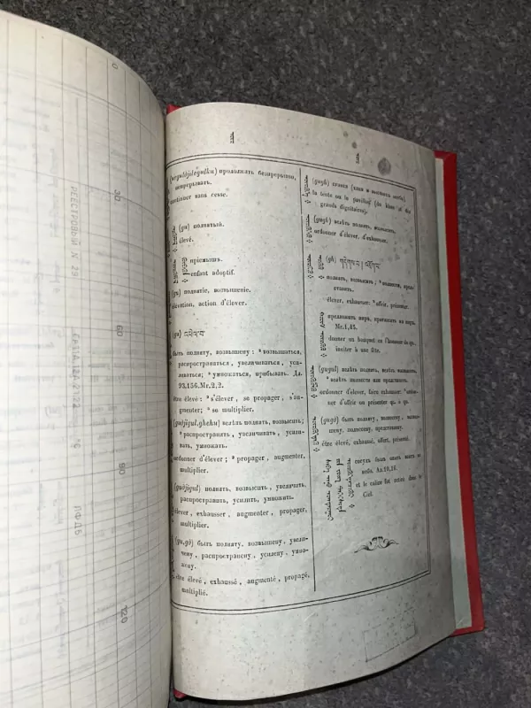 Dictionnaire Mongol–Russe–Français, tome premier - Osipas (Józef Étienne) Kowalewskis, knyga 5