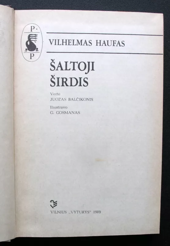 Šaltoji širdis - Vilhelmas Haufas, knyga 3