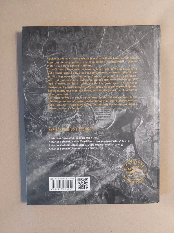 Liepsnojantis Vilnius. Liudininkų prisiminimai - Gintautas Šironas, knyga 3