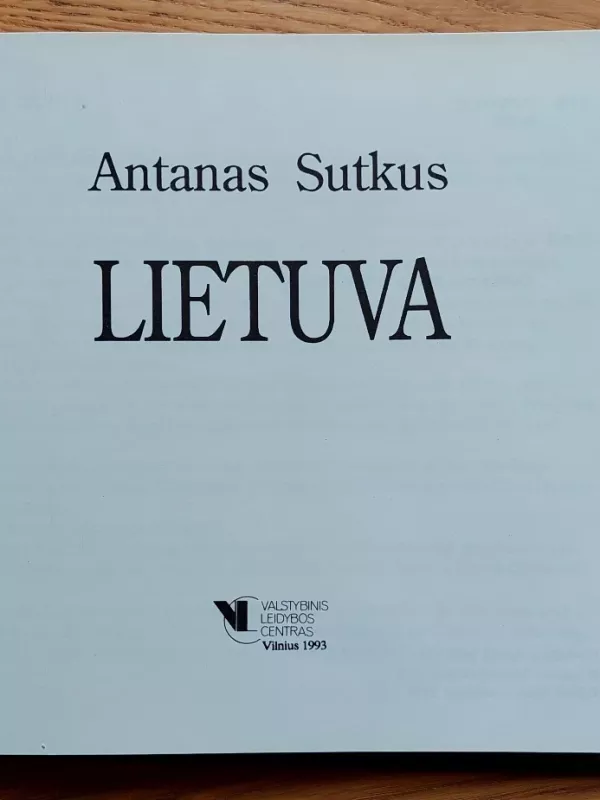 Lietuva - Antanas Sutkus, knyga 3