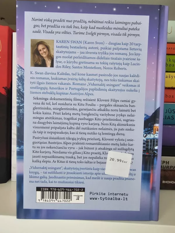 Vidurnaktį sningant - Karen Swan, knyga 3