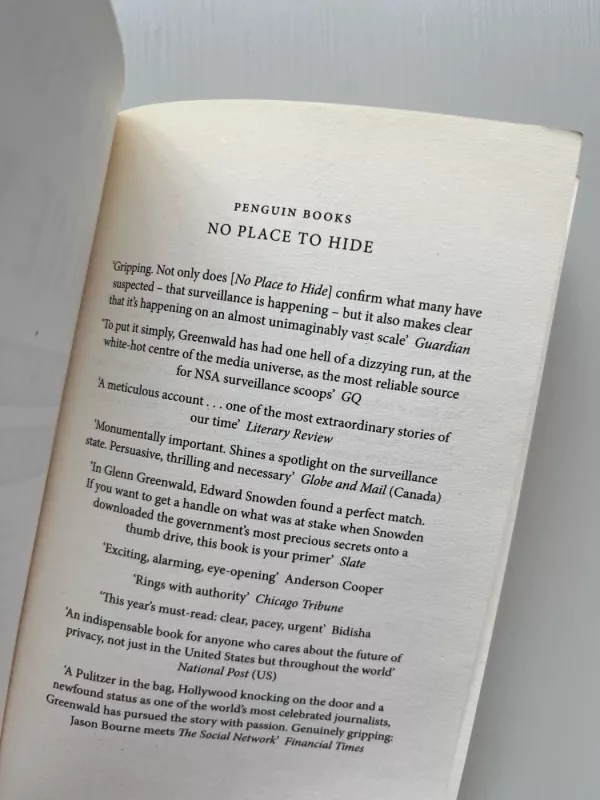 No Place To Hide - Glenn Greenwald, knyga 6