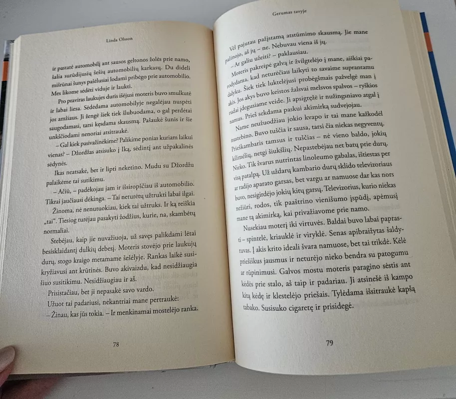 Gerumas tavyje - Linda Olsson, knyga 3