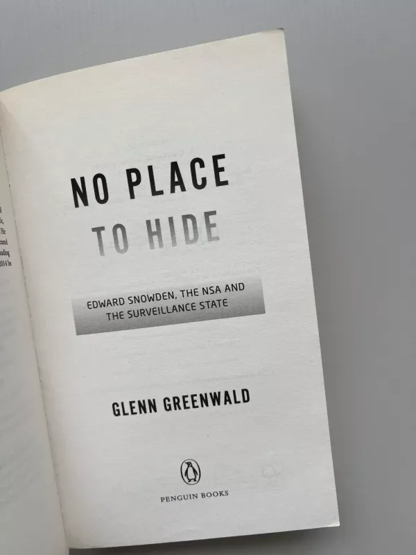 No Place To Hide - Glenn Greenwald, knyga 5