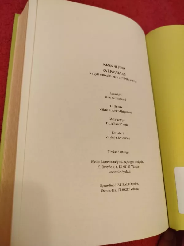 Kvėpavimas - James Nestor, knyga 4