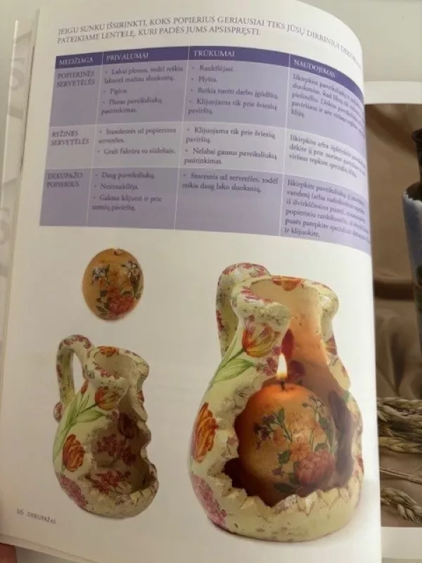 Dekupažas - Neringa Krankalienė, knyga 3