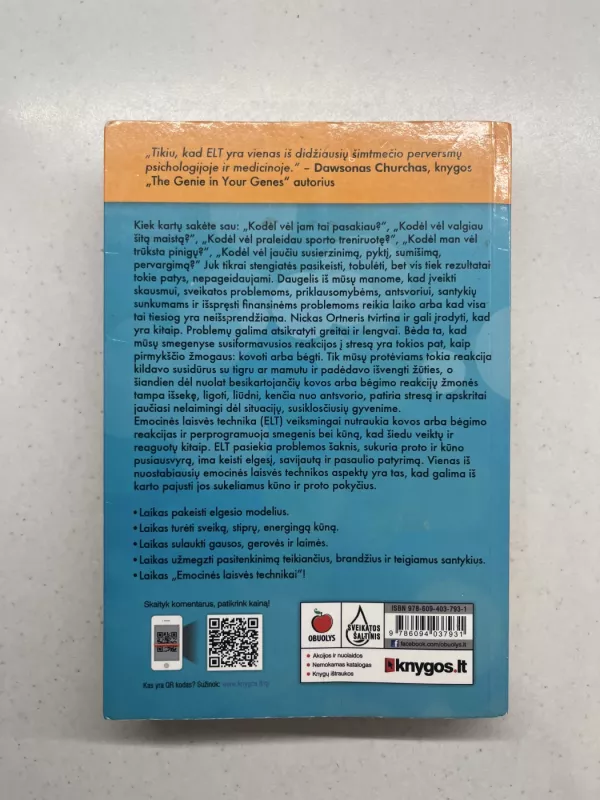 Knygos Šeima, sveikata, vaikams Ortner Nick Emocinės laisvės technika - Nick Ortner, knyga 2