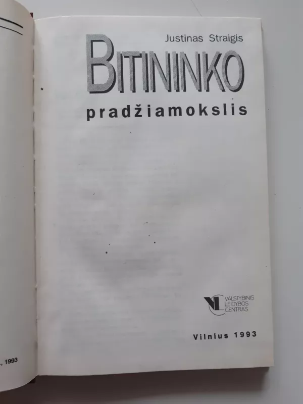 Bitininko pradžiamokslis - J. Straigis, knyga 3