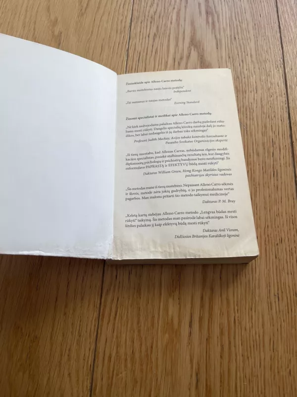 Lengvas būdas mesti rūkyti - Allen Carr, knyga 4