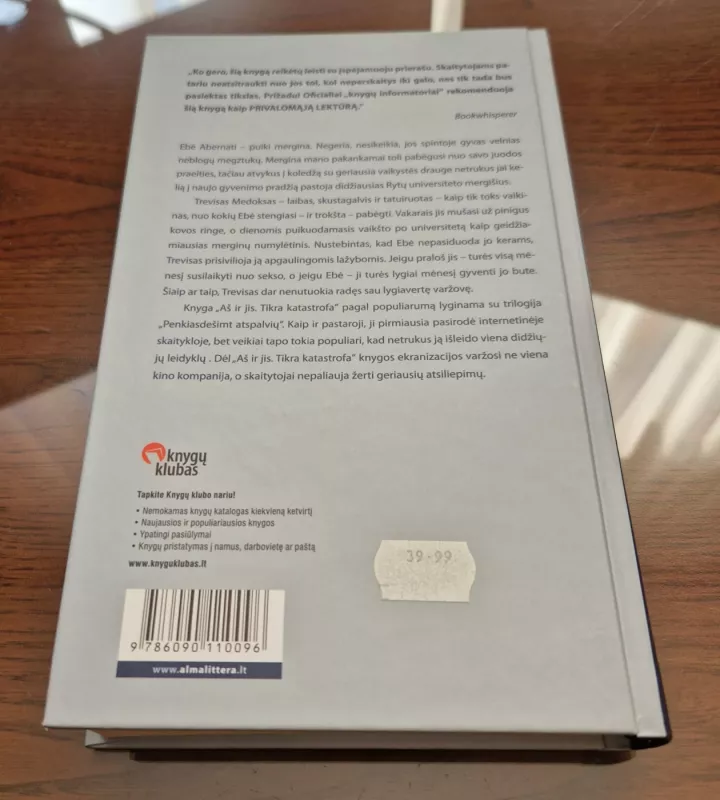 Aš+Jis Tikra katastrofa - Jamie McGuire, knyga 4