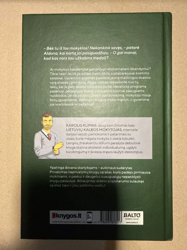 Mokytojas - Karolis Klimas, knyga 3