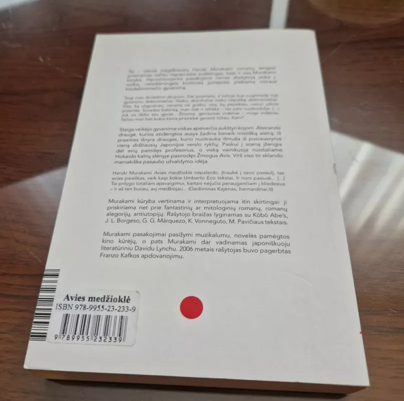 Avies medžioklė: [romanas] - Haruki Murakami, knyga 5