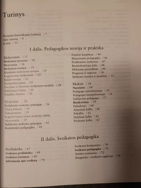 Pedagogika - Jens Bydam, knyga 5