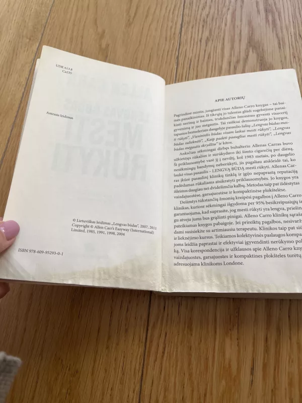 Lengvas būdas mesti rūkyti - Allen Carr, knyga 3