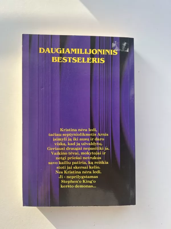 Kristina - Stephen King, knyga 3