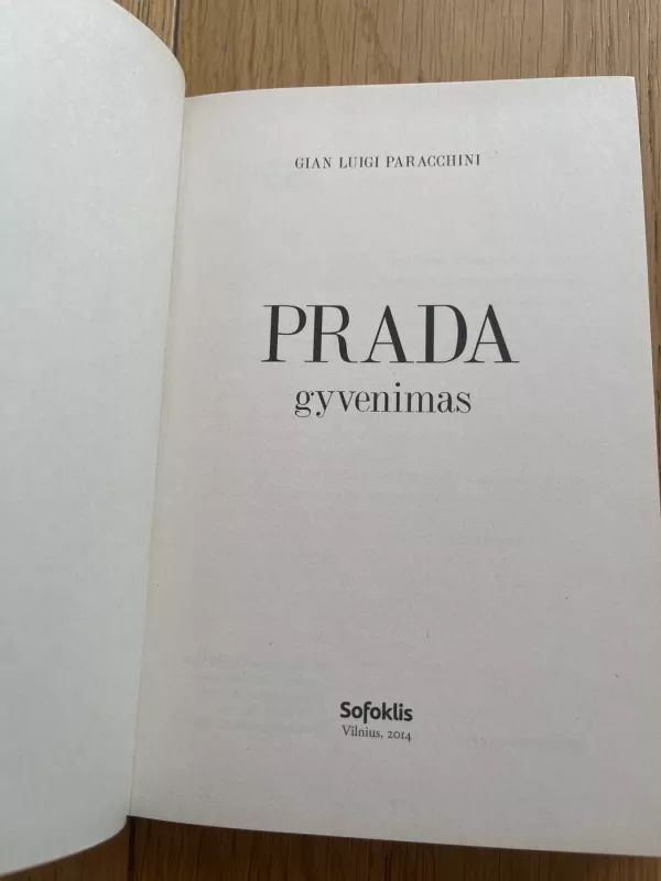 PRADA gyvenimas - Gian Luigi Paracchini, knyga 4