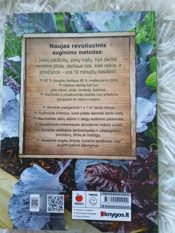 1 x 1 m² daržas mieste - Mel Bartholomew, knyga 3