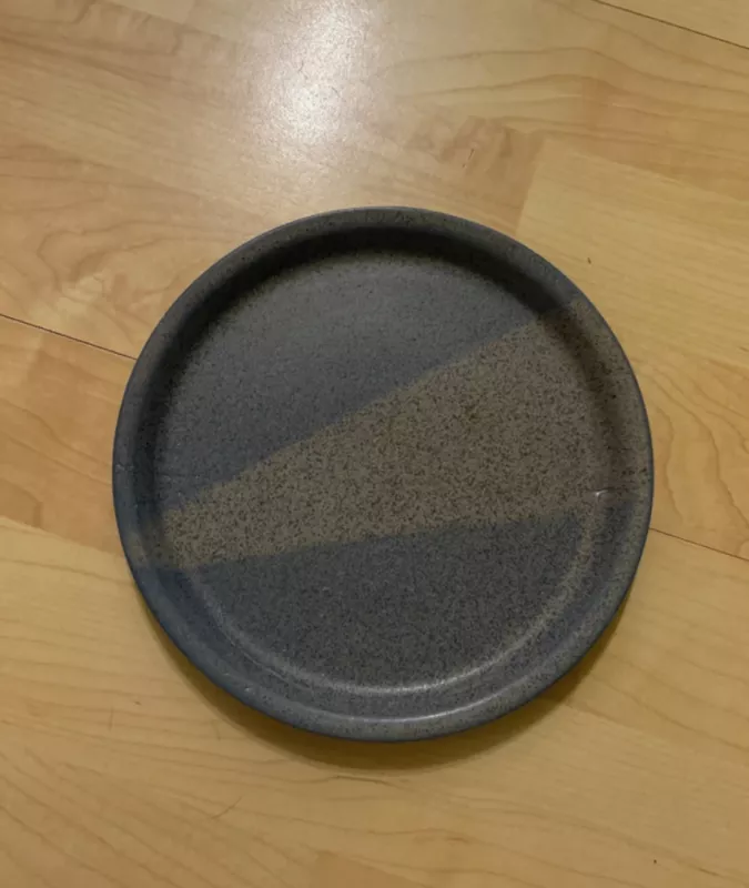 Vintage rankų darbo keraminis puodelis su lėkštute - , namai ir interjeras 3