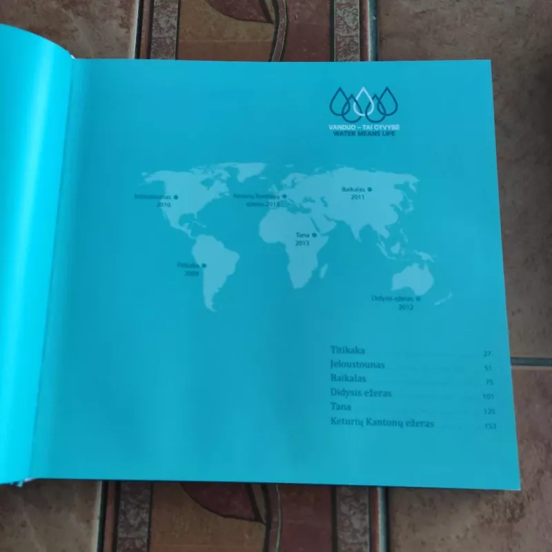 Vanduo - tai gyvybė. Vidmanto Urbono žygis pasaulio ežerais - Sud. Edmundas Ganusauskas, knyga 5