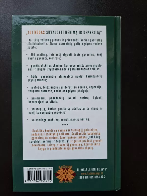 101 būdas suvaldyti nerimą ir depresiją - Tanya J. Peterson, knyga 3