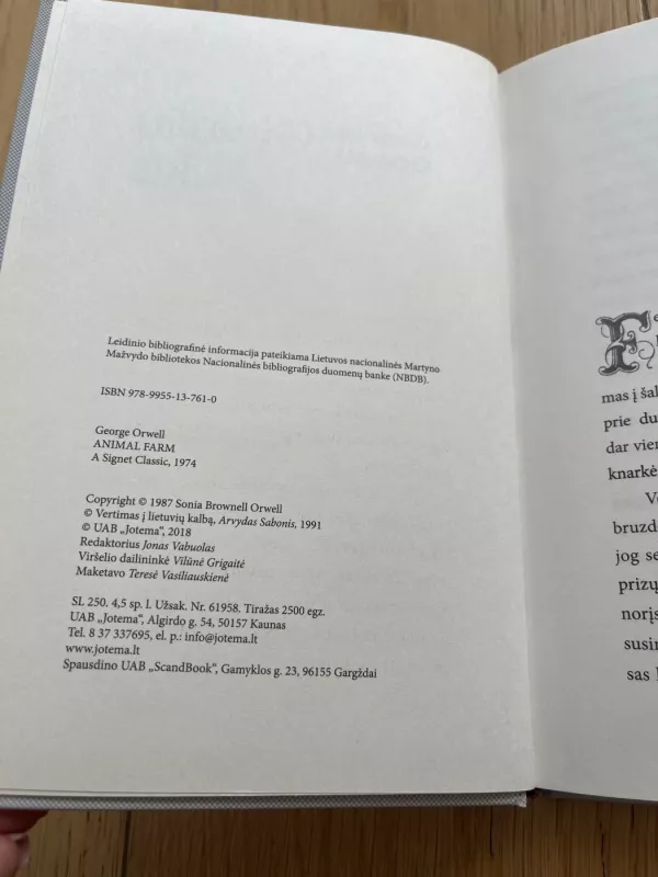 Gyvulių ūkis - George Orwell, knyga 2