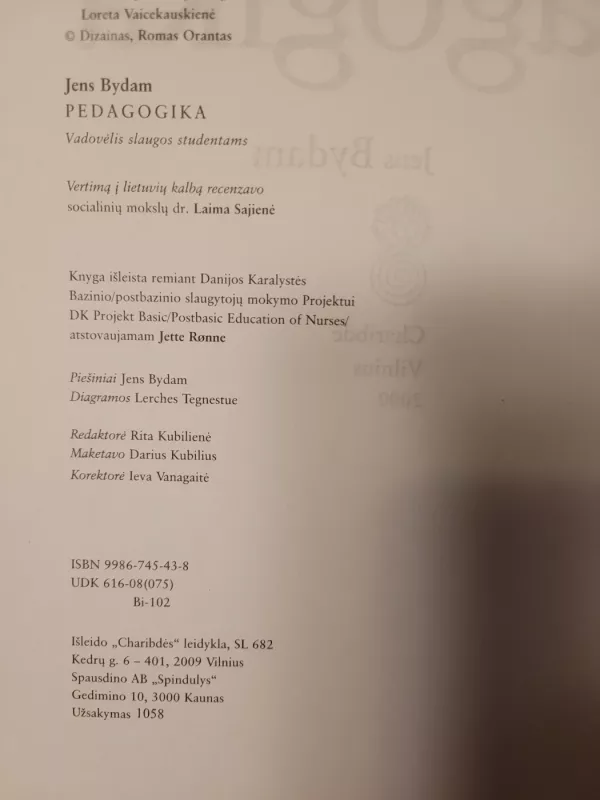 Pedagogika - Jens Bydam, knyga 6