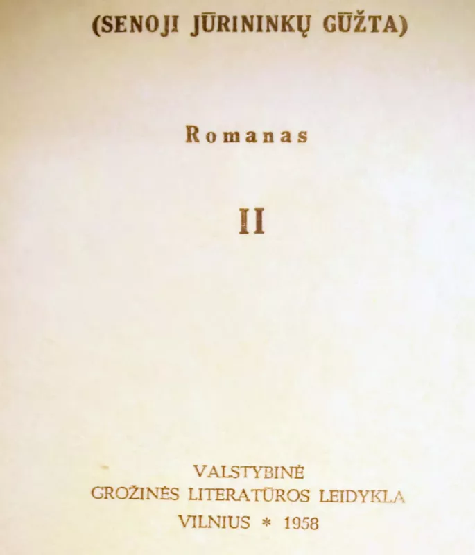 Zytarų šeima (Senoji jūrininkų gūžta) (II knyga) - Vilis Lacis, knyga 3