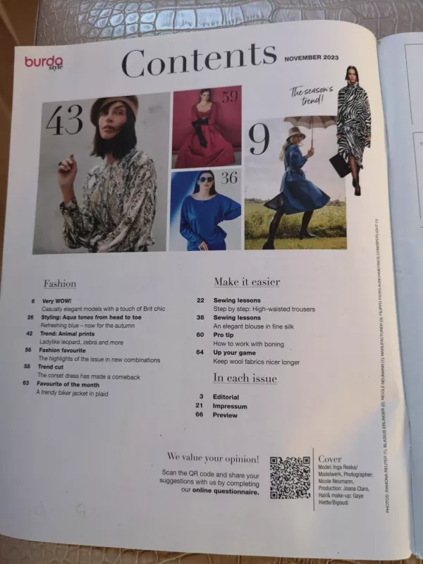 Burda 2023/11 style - Burda, knyga 4