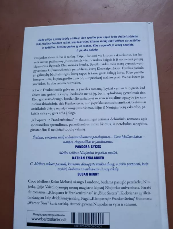 Kleopatra ir Frankenšteinas - Coco Mellors, knyga 4