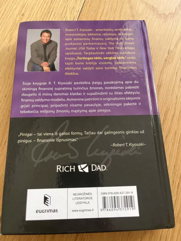 Turtingas tėtis, vargšas tėtis - Robert T. Kiyosaki, Sharon L.  Lechter, knyga 3