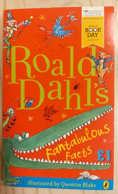 Roald Dahl's Fantabulous Facts World Book Day - Roald Dahl, knyga 2