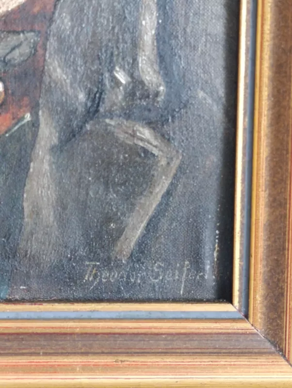 Antikvarinis  tapybos darbas - , namai ir interjeras 6