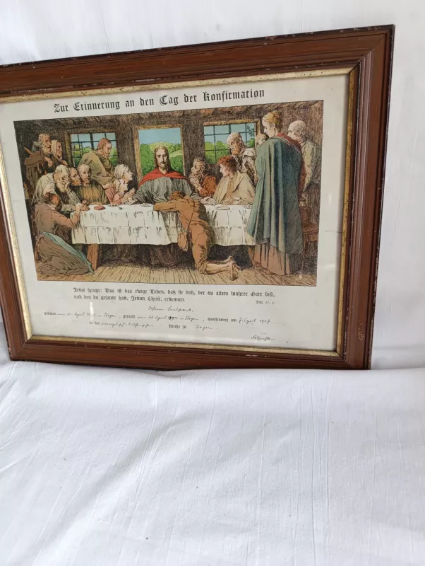 Konfirmacijos 1907m pazymejimas - , namai ir interjeras 3