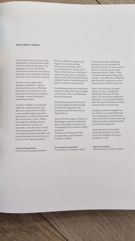 Amandus. Unfolded - Autorių kolektyvas, knyga 3