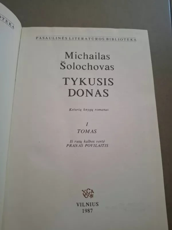 Tykusis Donas 2 tomai - Michailas Šolochovas, knyga 5