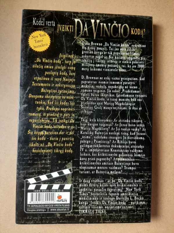 Įveikti Da Vinčio kodą - Darrell L. Block, knyga 3