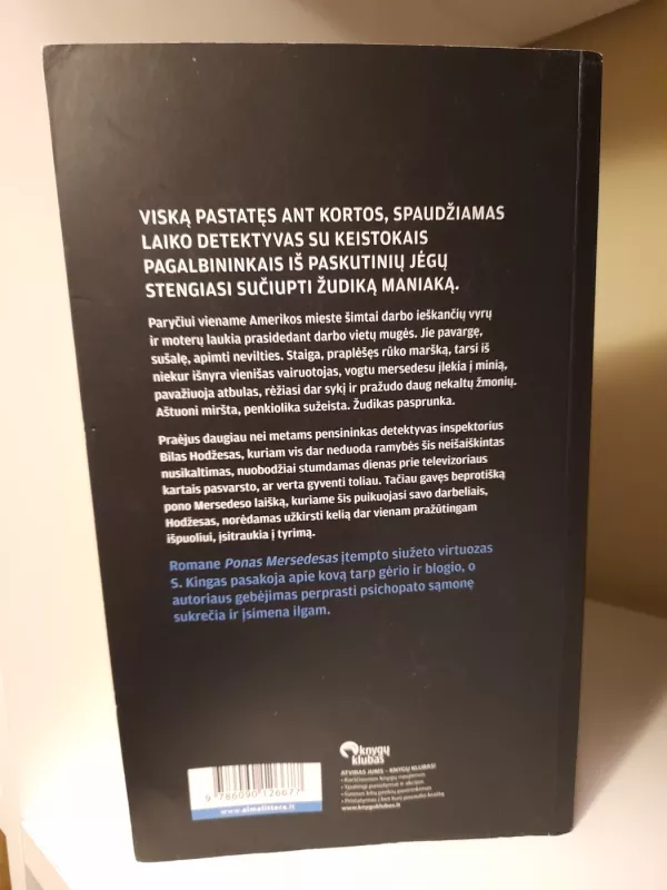 Ponas Mersedesas - Stephen King, knyga 3