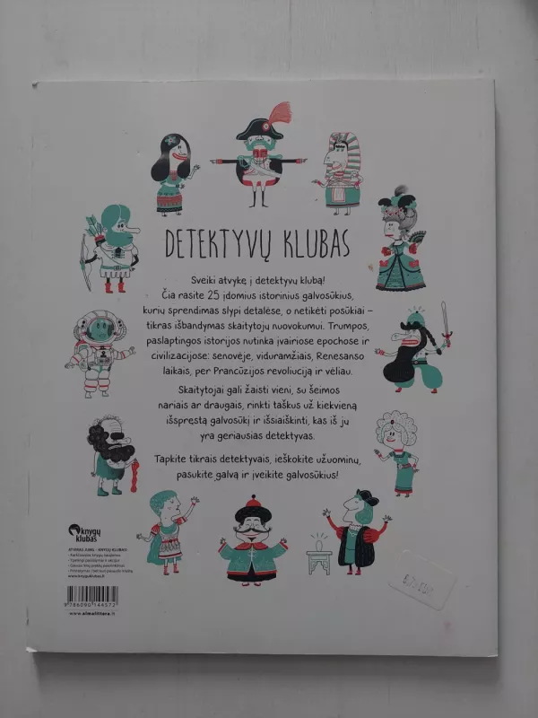 Detektyvų klubas: 25 istoriniai galvosūkiai - Victor Escandell, knyga 3