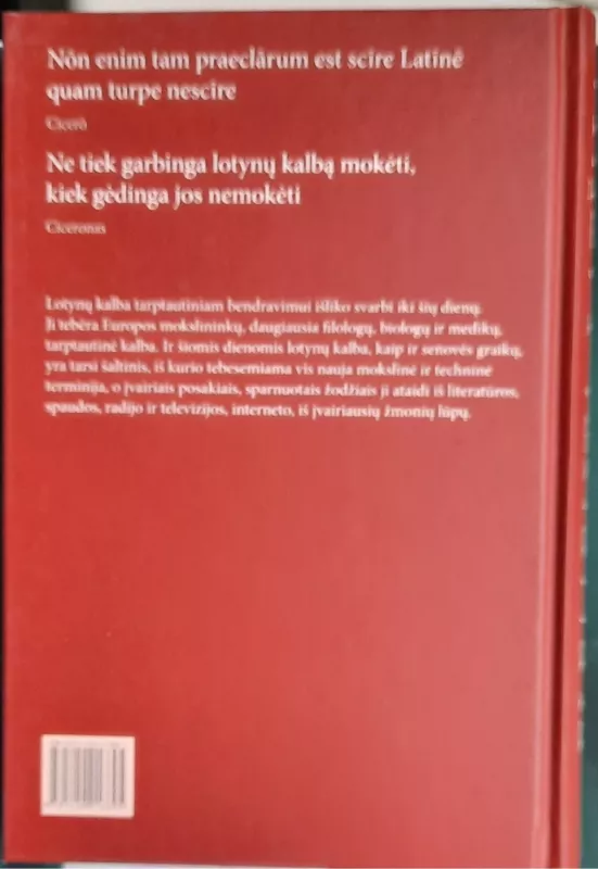 ELEMENTA LATINA - Jonas Dumčius, knyga 3